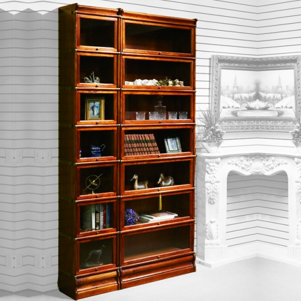 Globe Wernicke Bookcases. Farbausführung Mahagoni